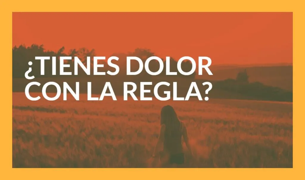 Cartel visual con el mensaje ¿Tienes dolor con la regla? sobre fondo de campo al atardecer, parte de la campaña del Proyecto LENA sobre endometriosis.